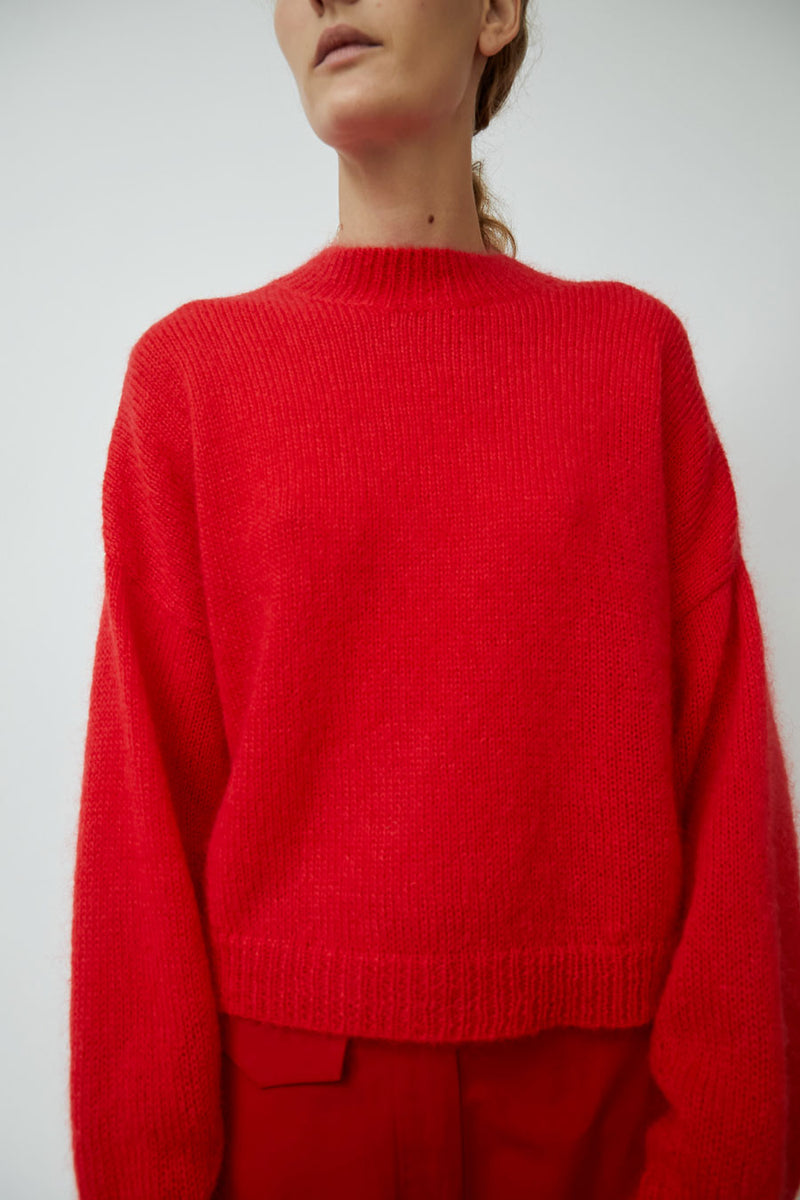 CORDERA Mohair Sweater in Red