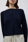 CORDERA Organic Cotton Long Sleeve Polo in Navy