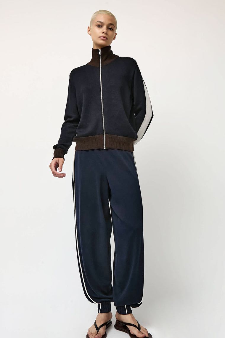CORDERA Organic Cotton Sporty Pants in Navy