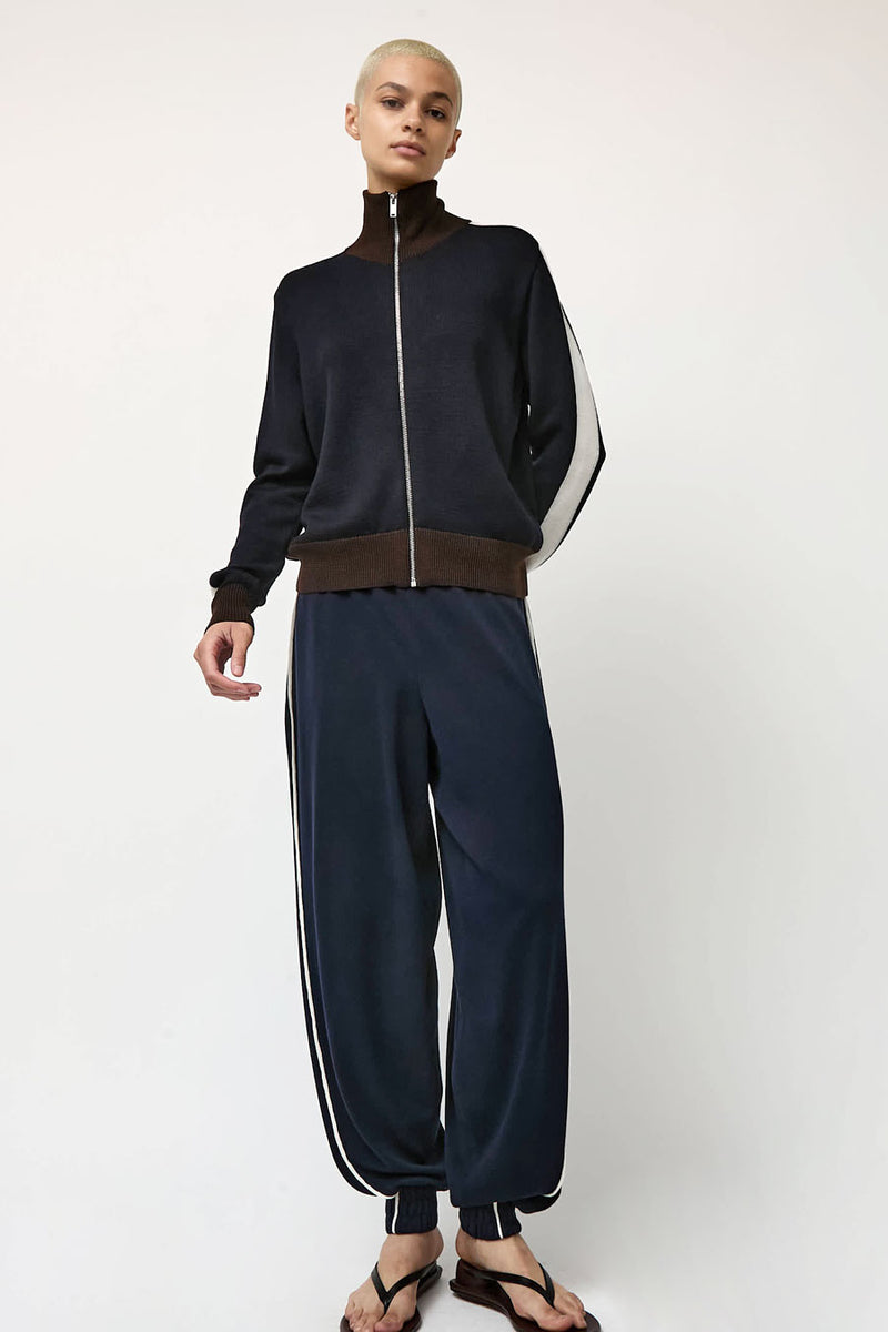 CORDERA Organic Cotton Sporty Pants in Navy