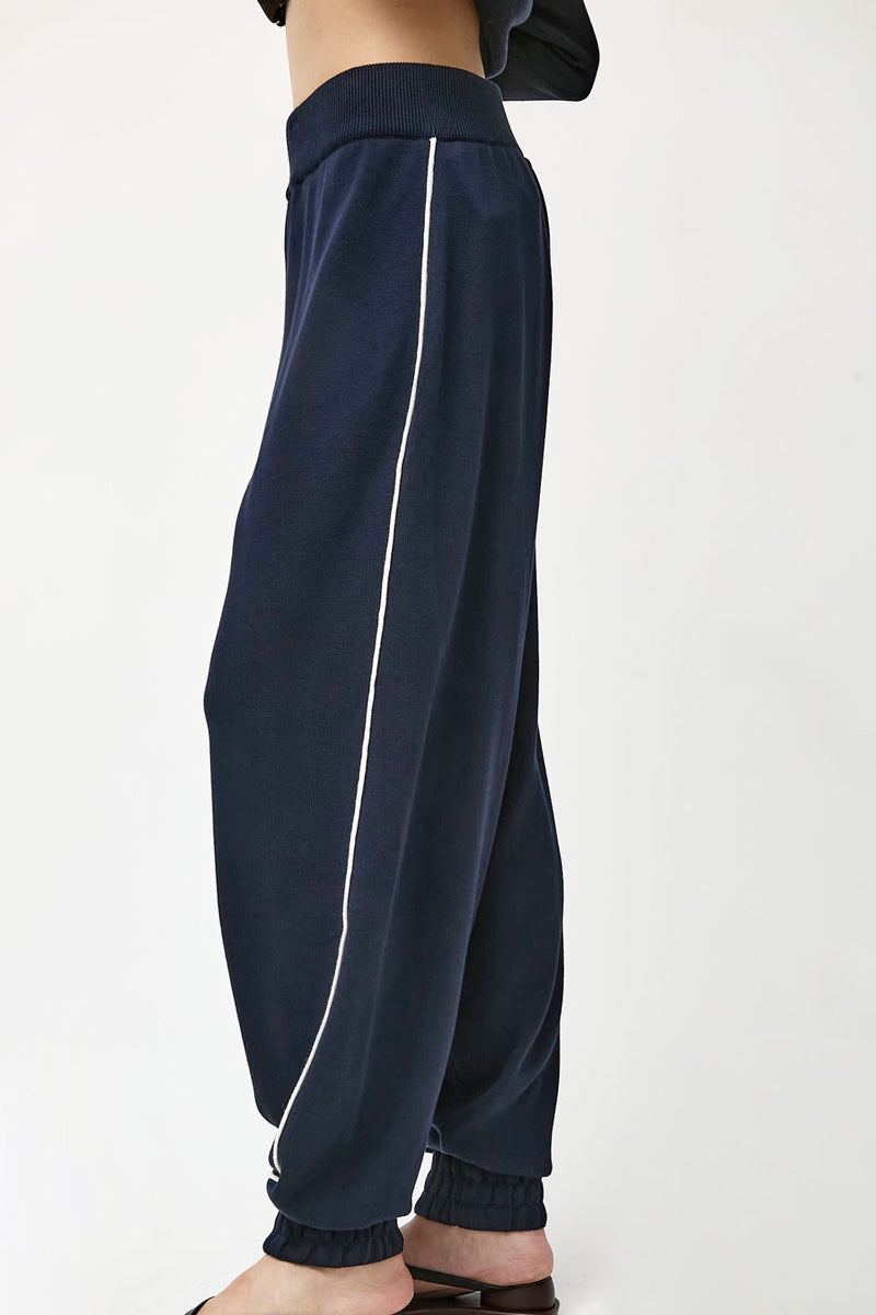 CORDERA Organic Cotton Sporty Pants in Navy