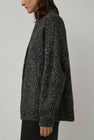 CORDERA Oversized Cardigan in Black Melange