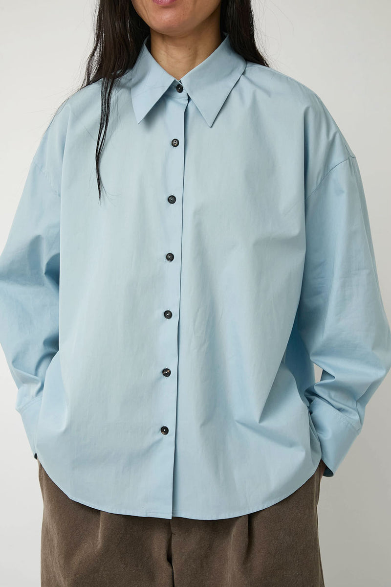 CORDERA Oversized Shirt in Baby Blue