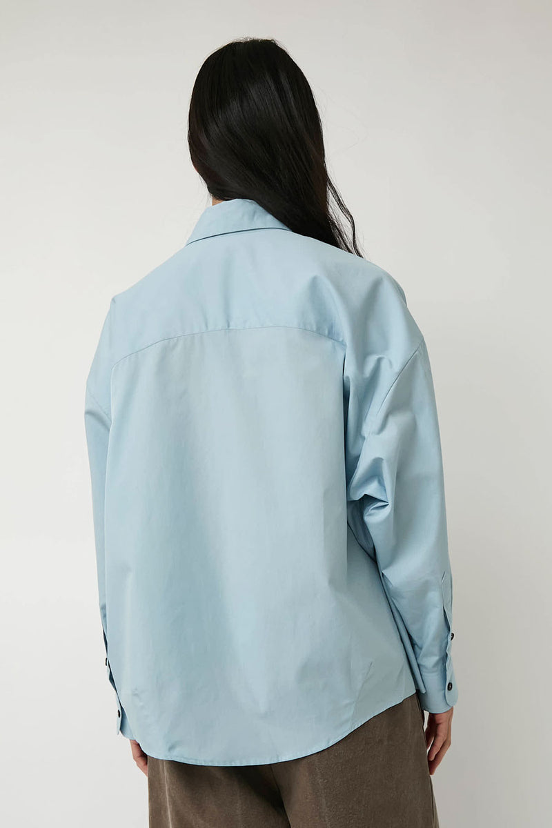 CORDERA Oversized Shirt in Baby Blue
