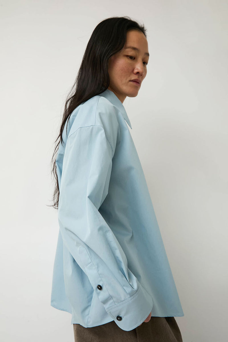 CORDERA Oversized Shirt in Baby Blue
