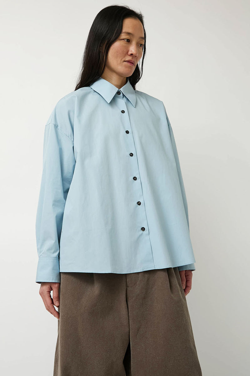 CORDERA Oversized Shirt in Baby Blue