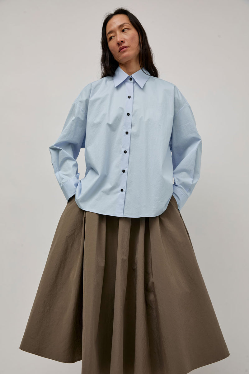 CORDERA Oversized Shirt in Light Blue