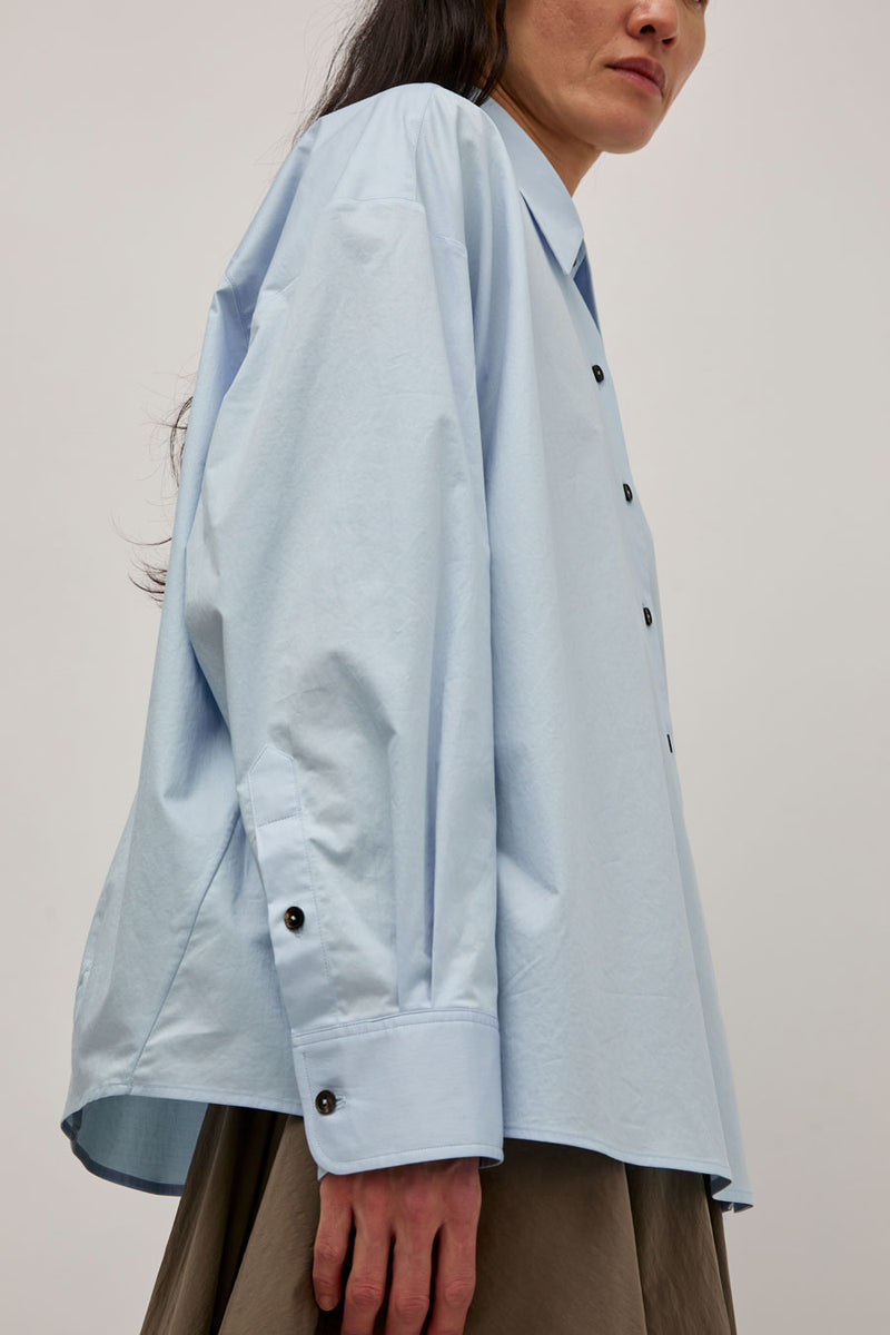 CORDERA Oversized Shirt in Light Blue