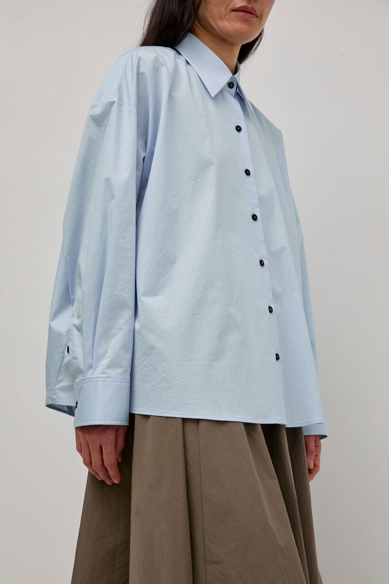 CORDERA Oversized Shirt in Light Blue