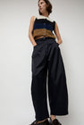 CORDERA Satin Curved Pants in Night