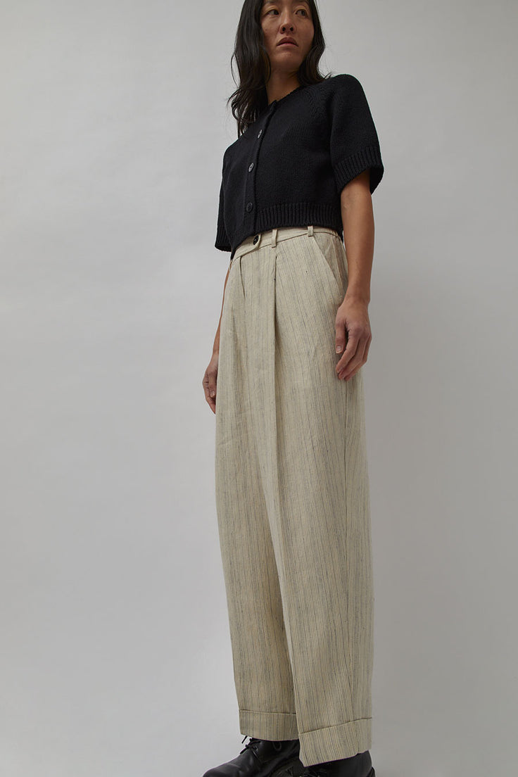 Linen Pants Cream - Cream