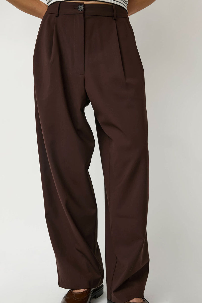 CORDERA Tailored Masculine Pants in Burgundy