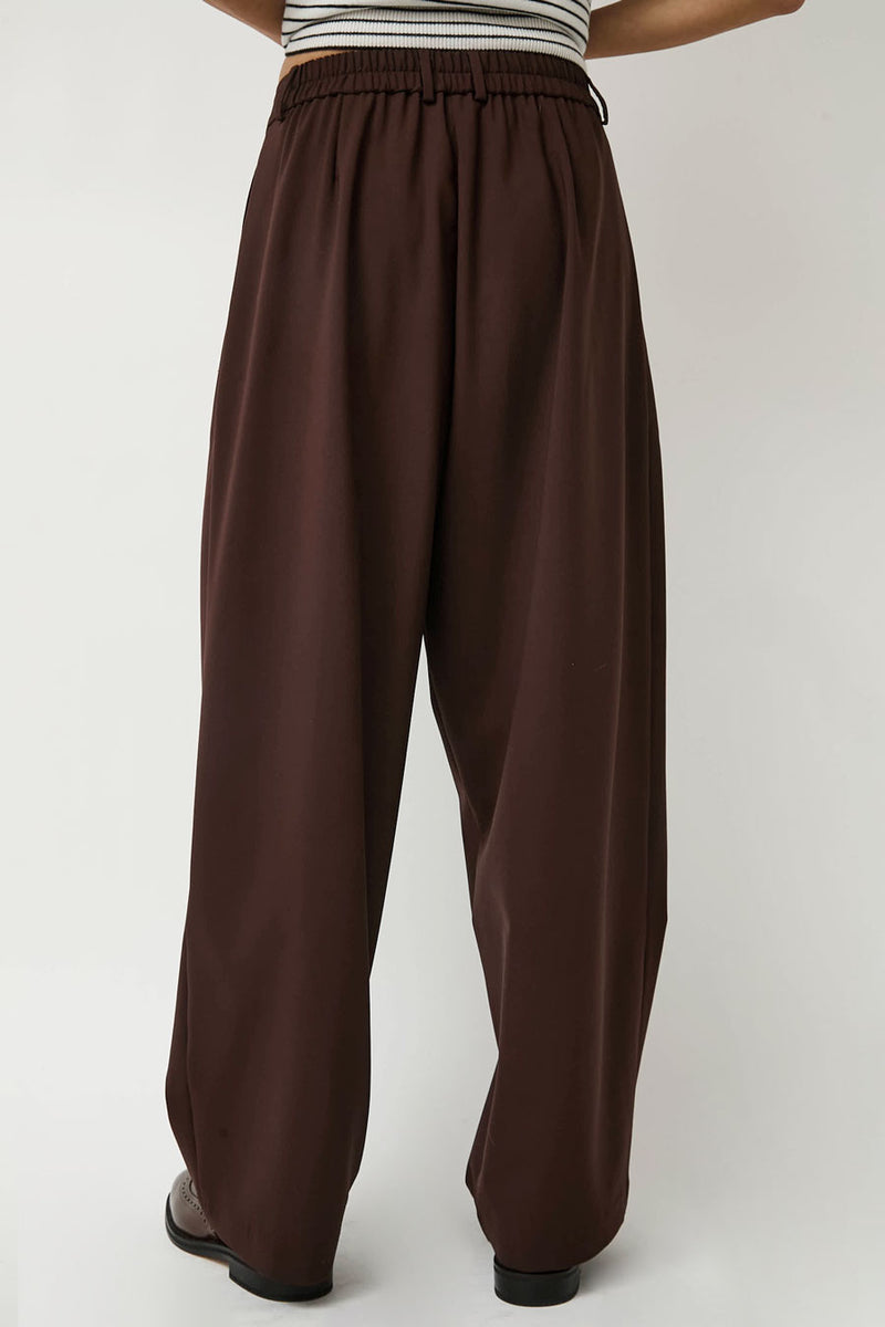 CORDERA Tailored Masculine Pants in Burgundy