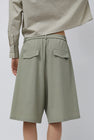 CORDERA Tailoring Bermuda Shorts in Salvia