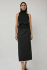 CORDERA Tailoring Long Skirt in Anthracite