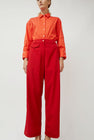 CORDERA Tailoring Pocket Pants in Red