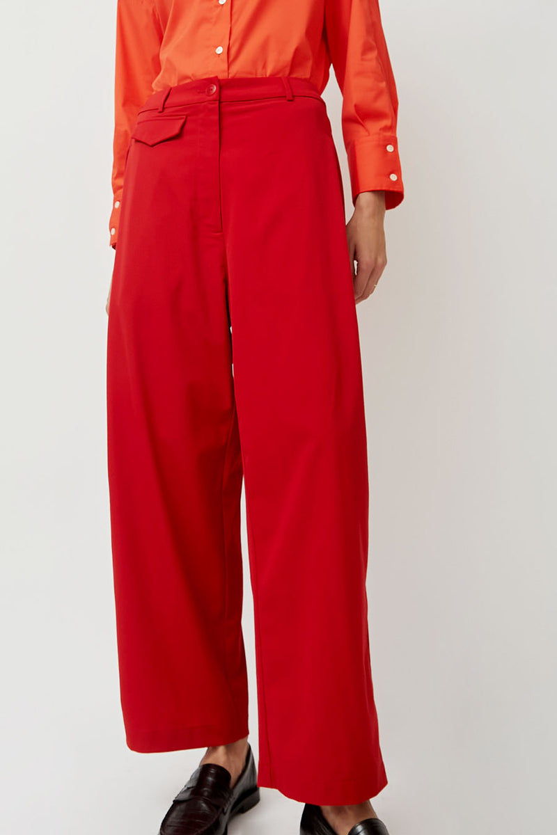 CORDERA Tailoring Pocket Pants in Red