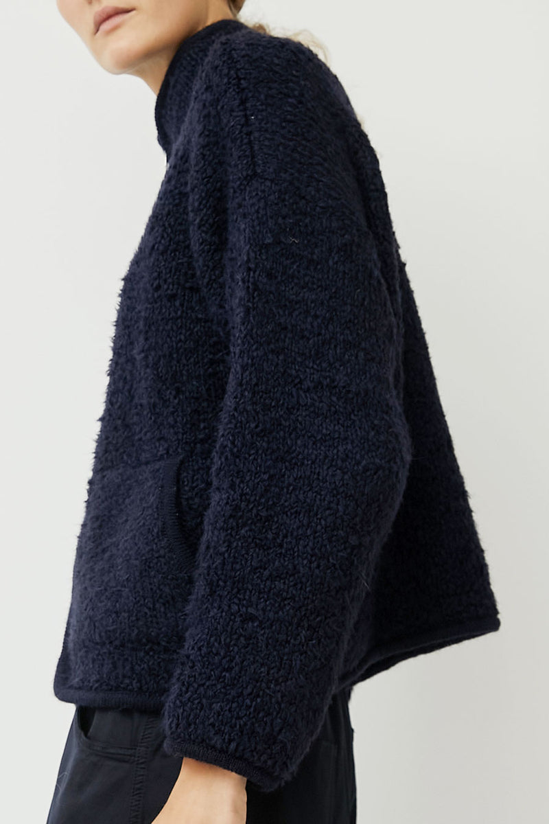 CORDERA Teddy Jacket in Navy