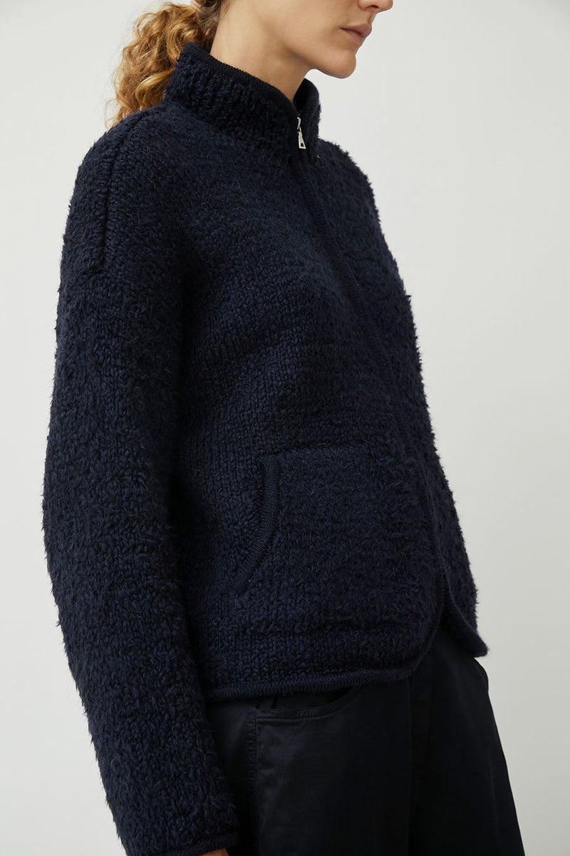 CORDERA Teddy Jacket in Navy