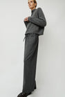 CORDERA Classic Striped Pants in Grey