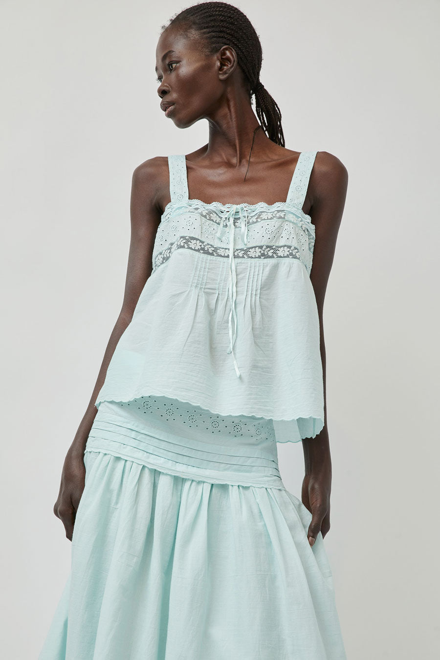 Ciao Lucia Euri Top in Baby Blue