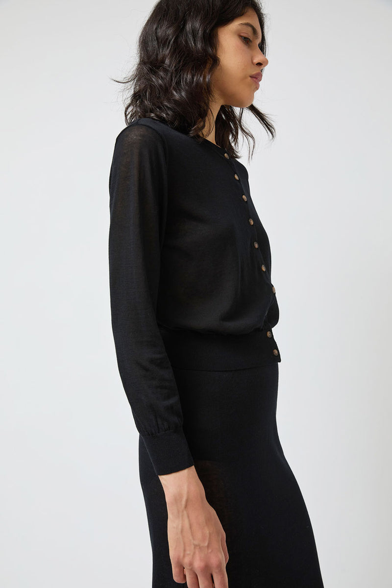 Ciao Lucia Hydra Cardigan in Black