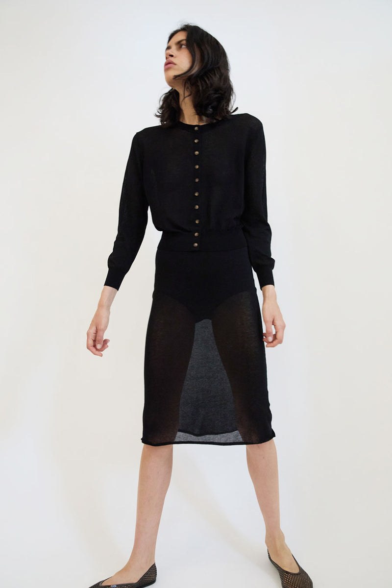 Ciao Lucia Hydra Cardigan in Black