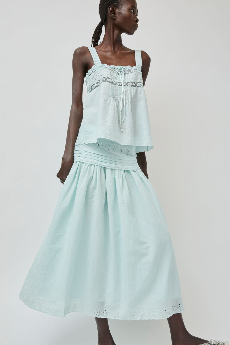 Ciao Lucia Irati Skirt in Baby Blue