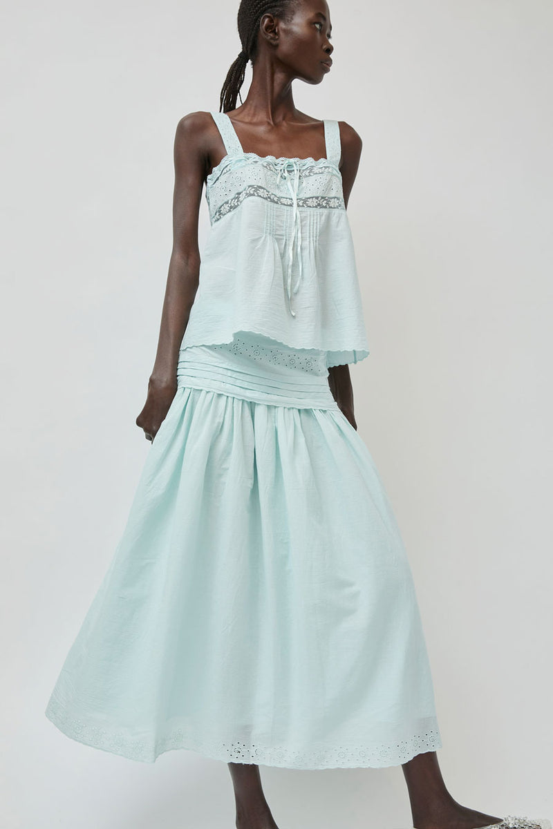 Ciao Lucia Irati Skirt in Baby Blue