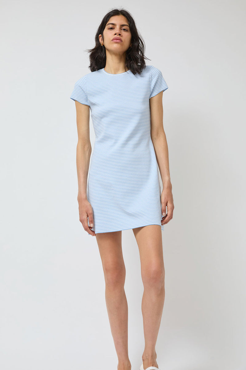 Ciao Lucia Juliana Dress in Periwinkle Stripe