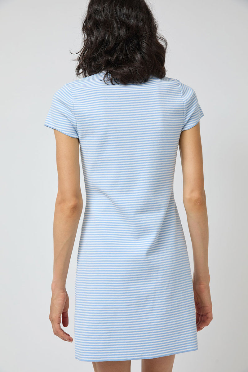 Ciao Lucia Juliana Dress in Periwinkle Stripe