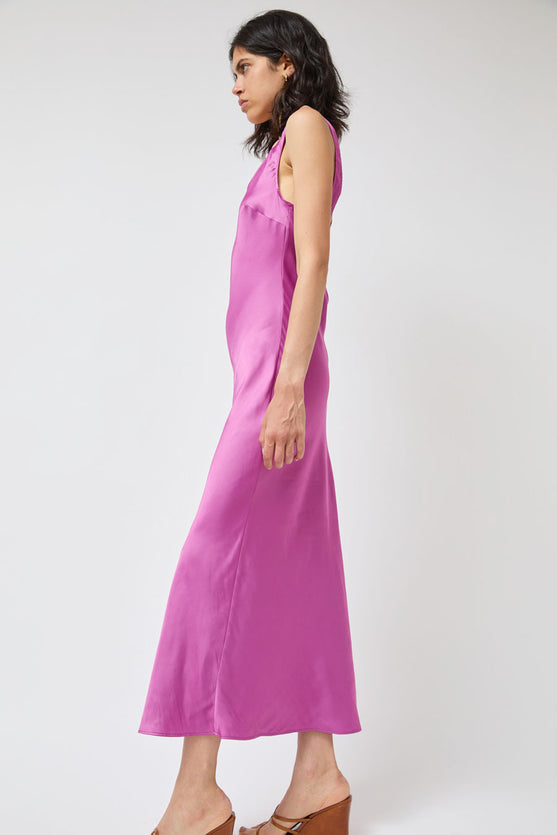 lucia midi slip dress Lucia Soft Satin Slip Midi Dress