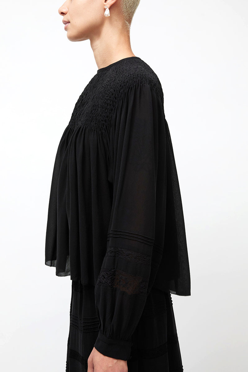 Ciao Lucia Alda Top in Black