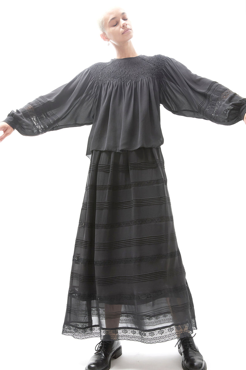 Ciao Lucia Alda Top in Black