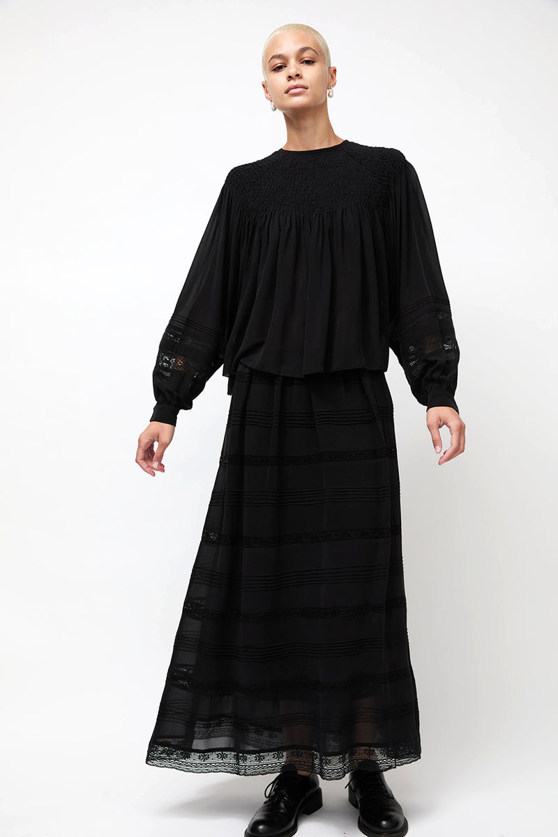 Ciao Lucia Alda Top in Black