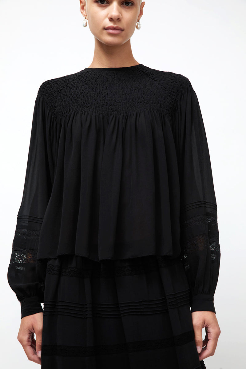 Ciao Lucia Alda Top in Black
