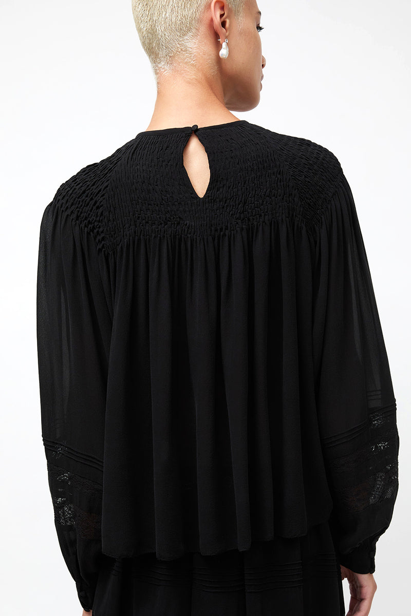 Ciao Lucia Alda Top in Black