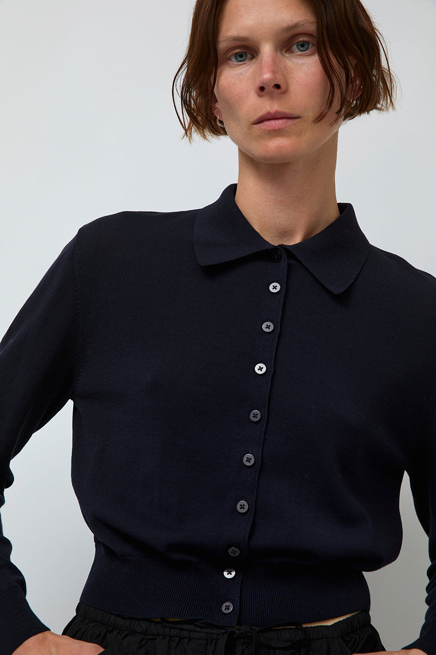 Ciao Lucia Palma Cardigan in Midnight