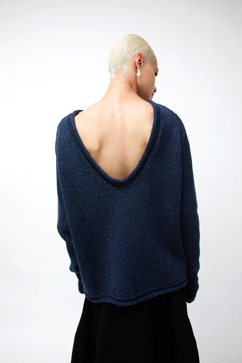 Ciao Lucia Sadie Pullover in Denim