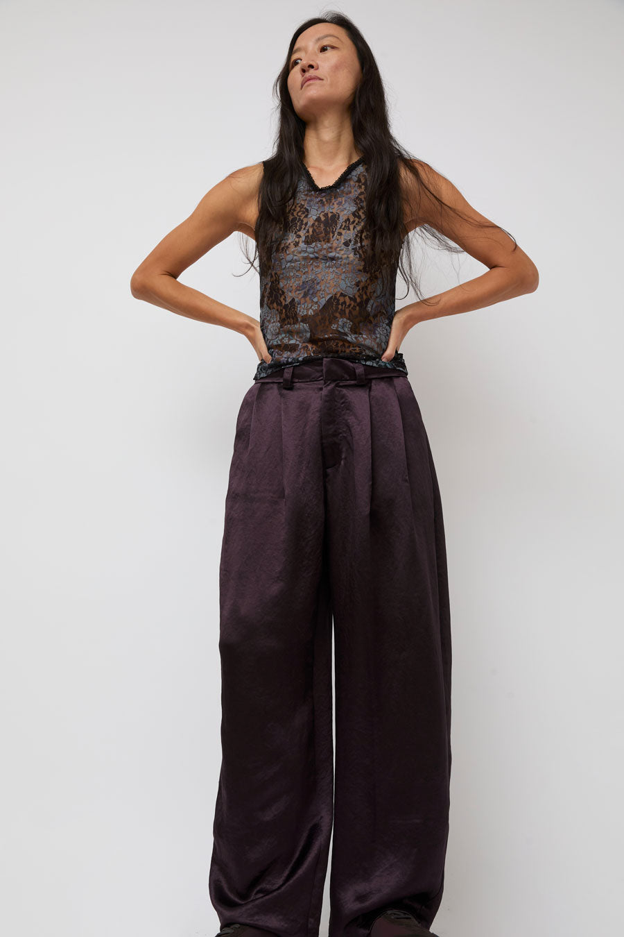 Collina Strada Catchfly Trouser in Chocolate