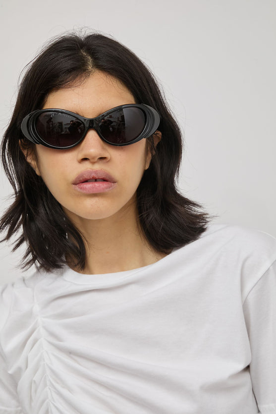 Collina Strada Cocoon Sunglasses in Black