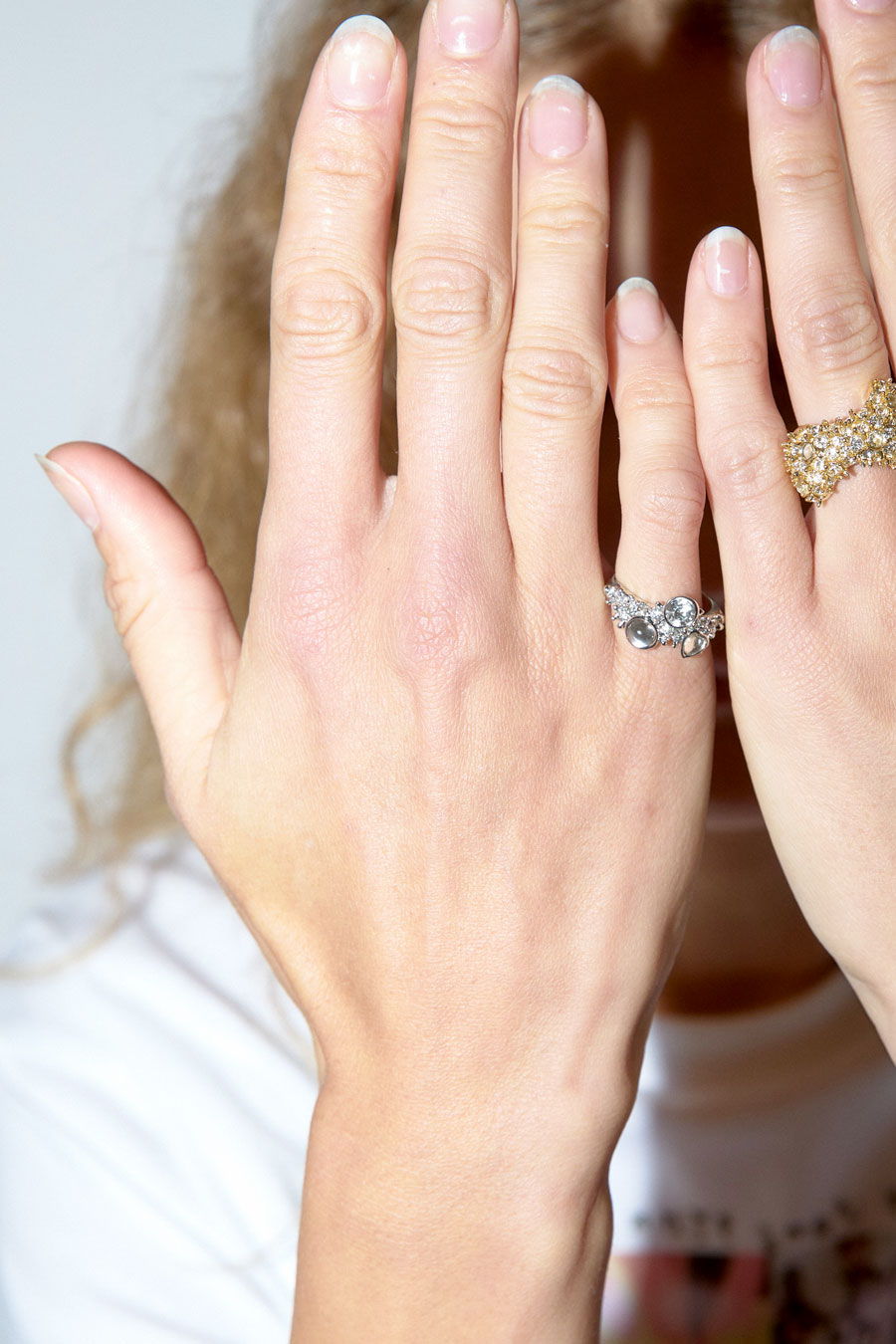Collina Strada Florence Spike Ring in Silver