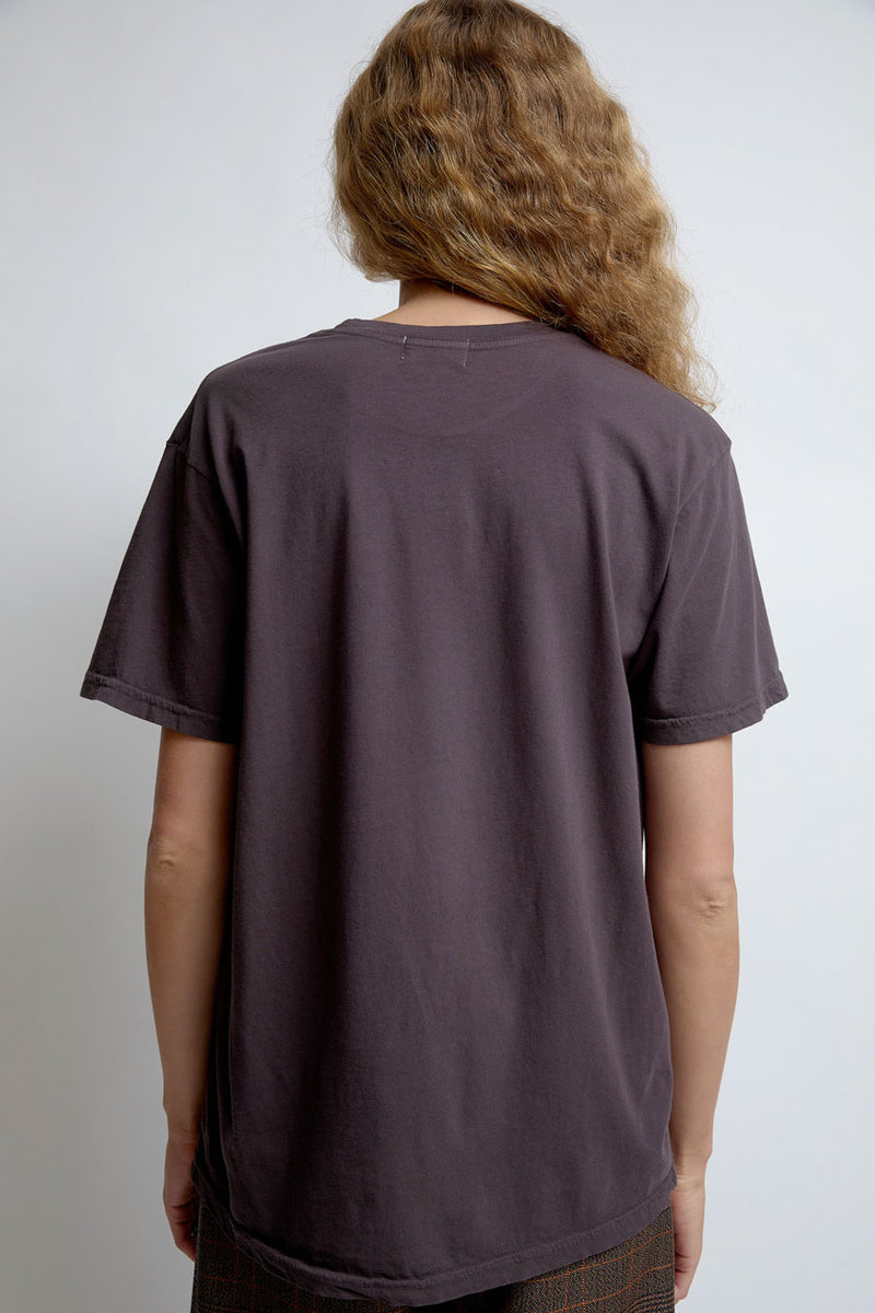Collina Strada Rhinestone Graphic Tee in Charcoal Intentions