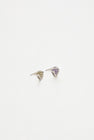 Collina Strada Rhinestone Studs in Amethyst Soft Yellow