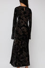 Collina Strada Yuri Dress in Black Watercolor Roses