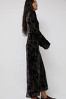 Collina Strada Yuri Dress in Black Watercolor Roses
