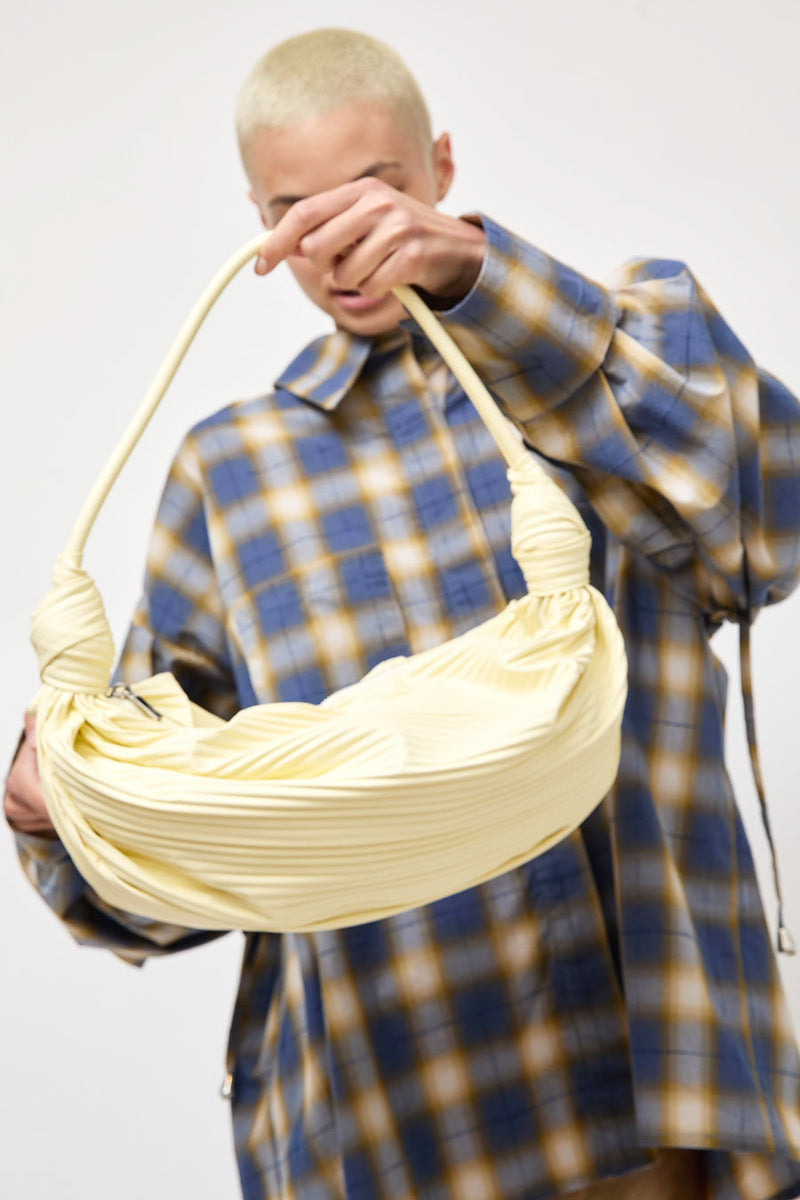 Collina Strada x Stand Oil Wave Knot Bag in Butter