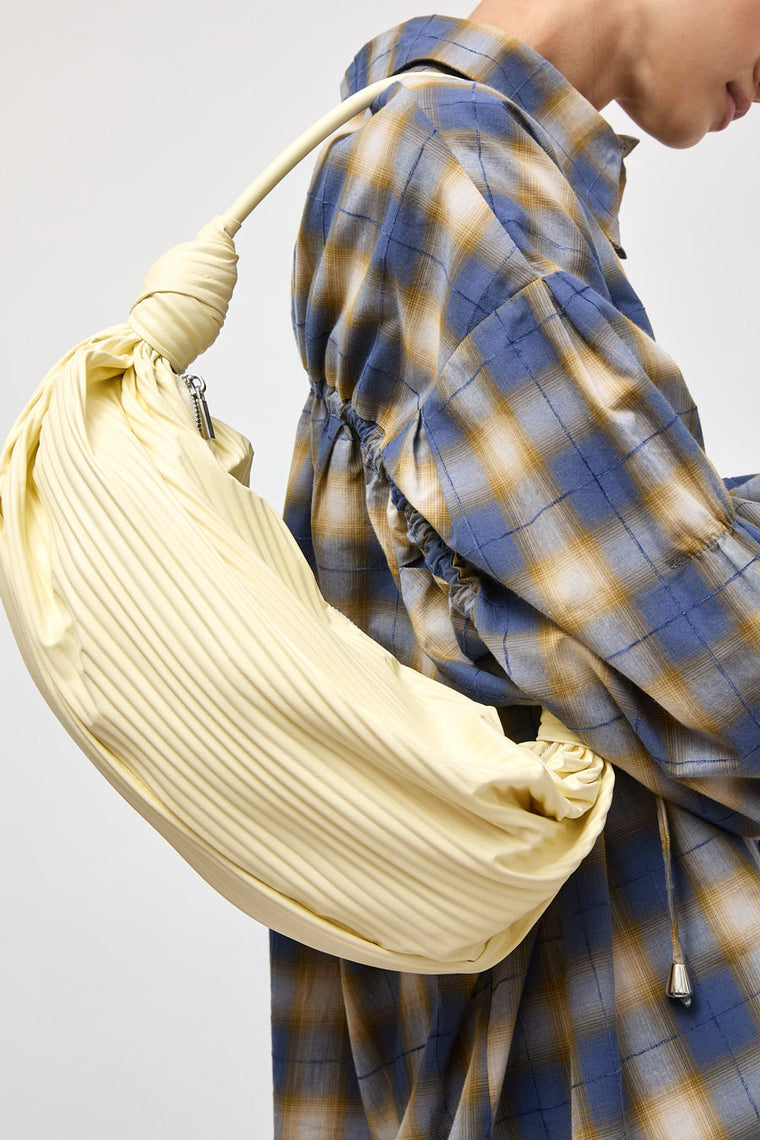 Collina Strada x Stand Oil Wave Knot Bag in Butter