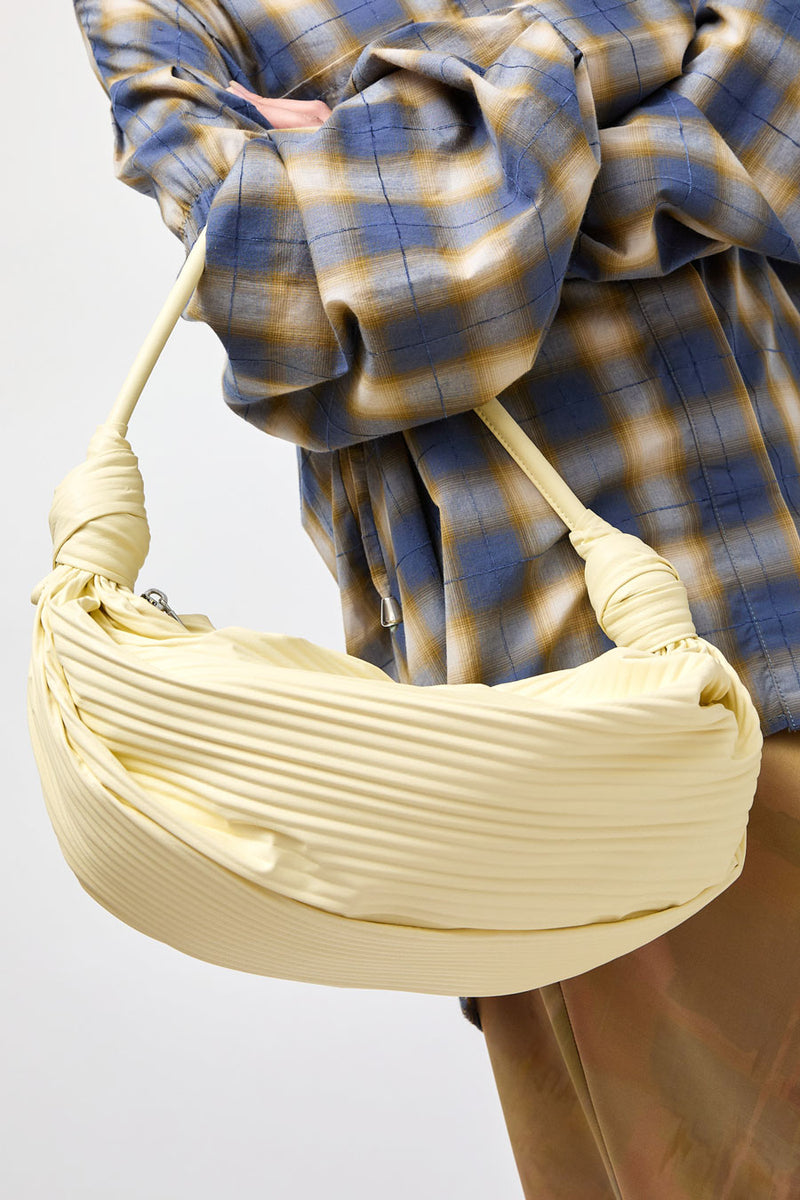 Collina Strada x Stand Oil Wave Knot Bag in Butter