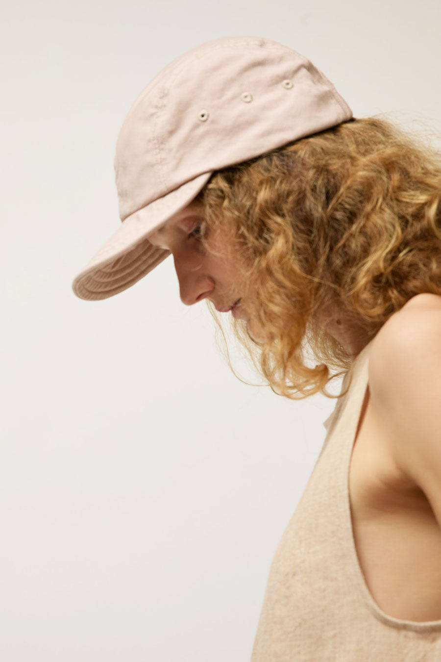 DECHO Mill Drill Fishing Cap in Light Pink